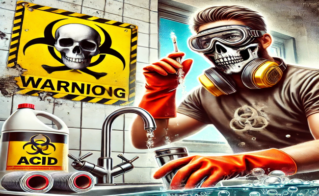 خطرات استفاده از محلول های اسیدی خانگی