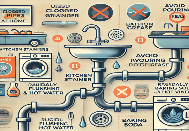 چطور از گرفتگی لوله ها در خانه جلوگیری کنیم ؟